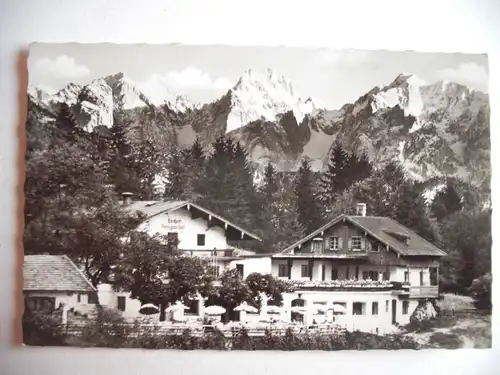 Alte AK Oberaudorf Berggasthof Hocheck [P17]