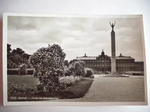 Alte AK Rastatt Parie im Schloßgarten [P526]