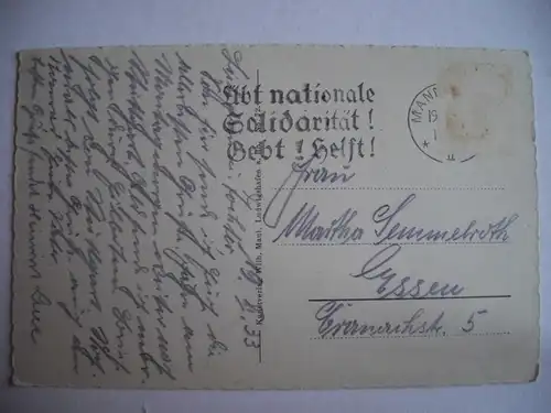 Alte AK Mannheim Heidelbergerstraße Wasserturm [P547]