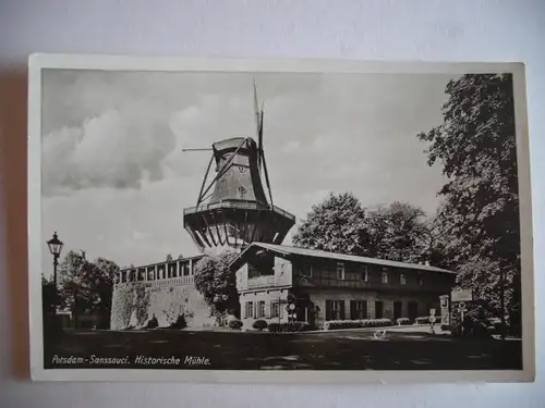 Alte AK Potsdam Sanssouci Historische Mühle [P606]