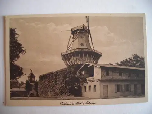 Alte AK Potsdam Sanssouci Historische Mühle [P618]