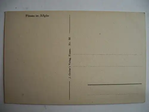 Alte AK Füssen Allgäu [P675]