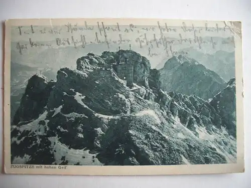 Alte AK Zugspitze mit Hohen Geif [P700]