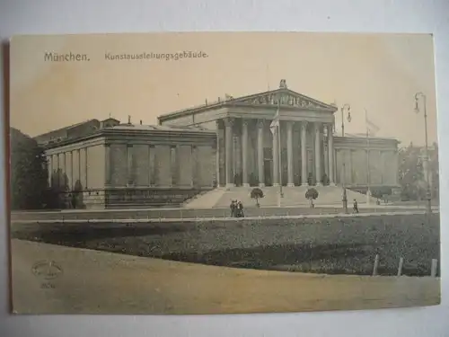 Alte AK München Kunstausstellungsgebäude um 1920 [P701]