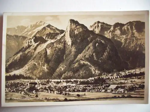 Alte AK Oberammergau Kofel u. Noth [P706]