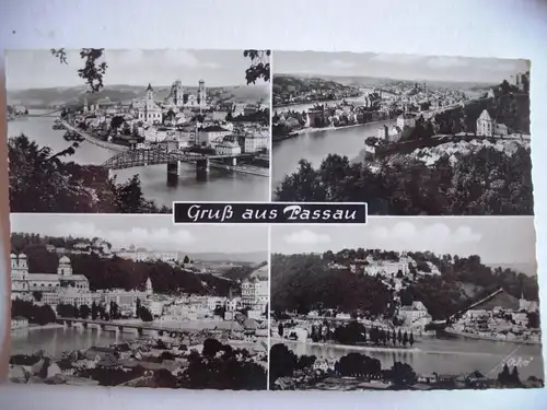 Alte AK Gruß aus Passau Mehrbildkarte [P740]
