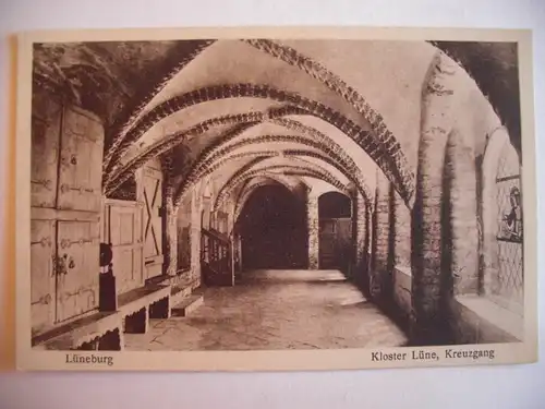 Alte AK Lüneburg Kloster Lüne Kreuzgang [P894]