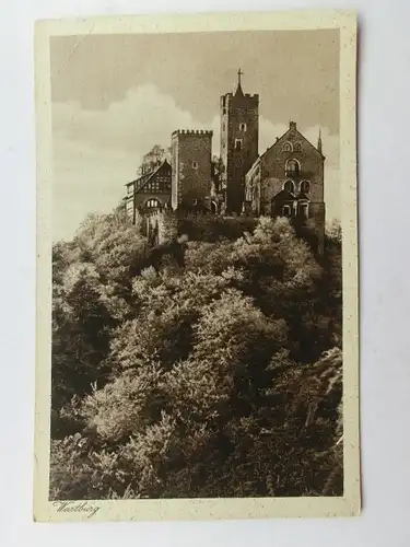 Alte AK Eisenach Wartburg von Süden [aW765]