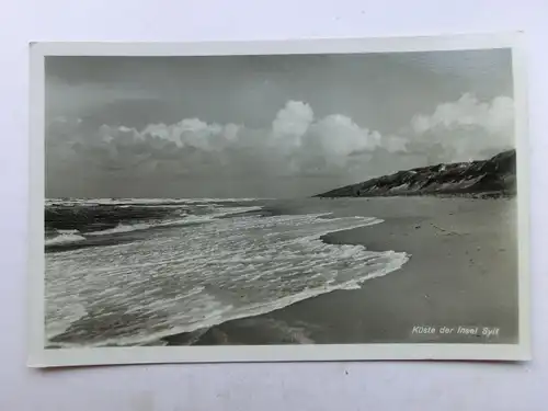 Alte AK Sylt Küste 1937 [aW791]