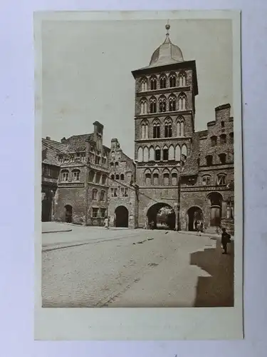 Alte AK Lübeck Das Burgtor [aW793]