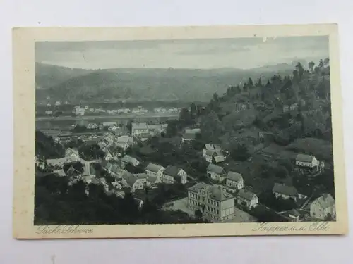 Alte AK Krippen a. d. Elbe Sächsische Schweiz [aW811]