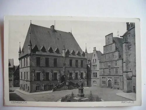 Alte AK Osnabrück Rathaus [P913]