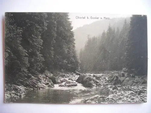 Alte AK Goslar Okertal Harz 1915 [P924]