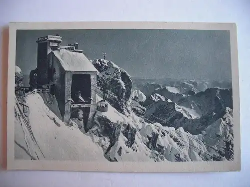 Alte AK Garmisch Zugspitzbahn Bergstation [P93]