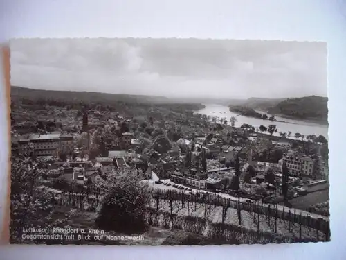 Alte AK Rhöndorf Blick auf Nonnenwerth [P146]