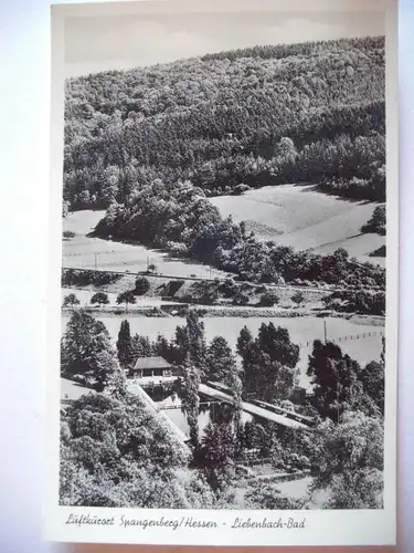 Alte AK Spangenberg Liebenbach Bad Hessen [P178]
