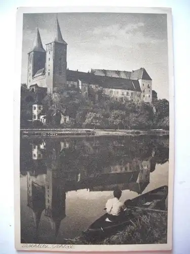 Alte AK Rochlitz Schloß Heimatschutz-Postkarte [P204]