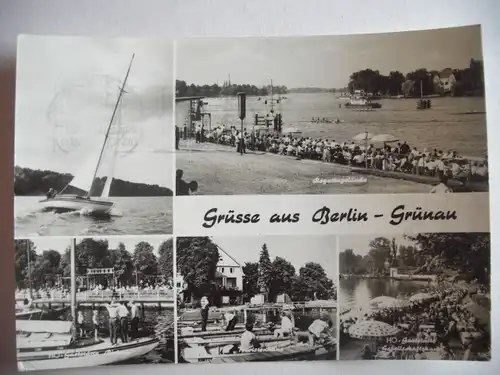 Alte AK Berlin Grünau Regattagelände … [U192]