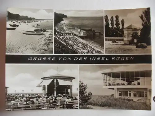 Alte AK Grüsse von der Insel Rügen [U240]