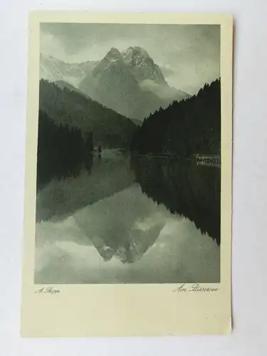 Alte AK Rissersee Wiechmann Bildkarten [aW686]