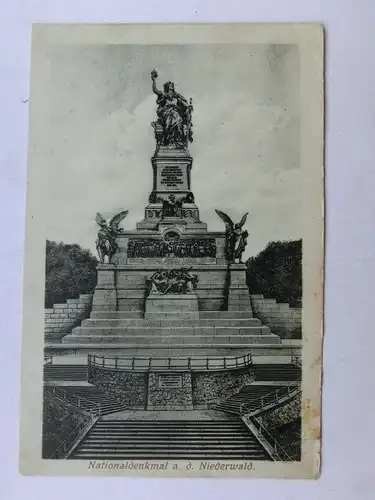 Alte AK Rüdesheim Nationaldenkmal [aW693]