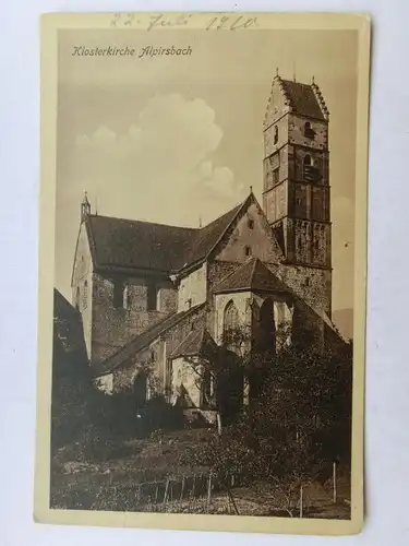 Alte AK Klosterkirche Alpirsbach Schwarzwald [aW700]