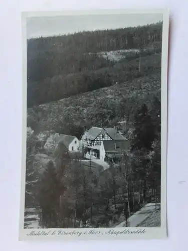 Alte AK Mühltal b. Eisenberg Naupoldsmühle Thüringen [aW713]