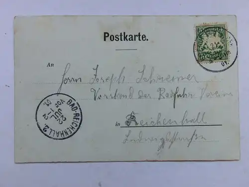 Alte AK Berchtesgaden St. Bartholomä 1901 [aW724]