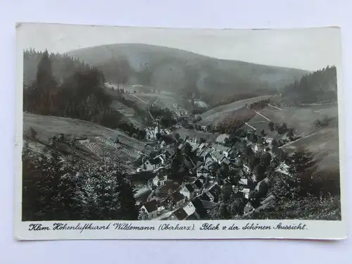 Alte AK Wildemann Harz Clausthal Zellerfeld 1936 [aW727]