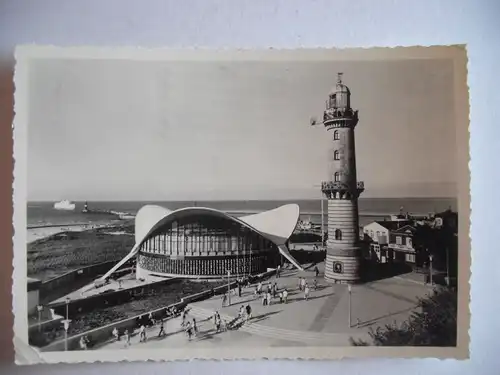 Alte AK Warnemünde Leuchtturm [U266]