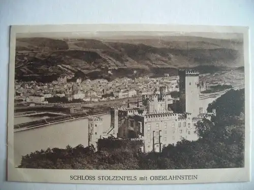 Alte AK Schloß Stolzenfels Oberlahnstein [S430]