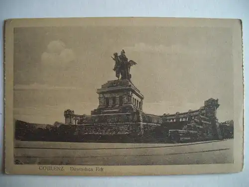 Alte AK Coblenz Deutsches Eck [S444]