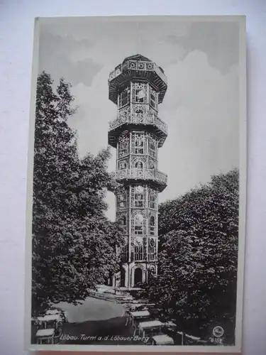 Alte AK Löbau Turm a.d. Löbauer Höhe [S471]