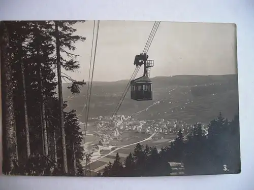 Alte AK Oberwiesenthal Schwebebahn Fichtelberg Bergbahn [S476]