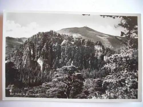 Alte AK Zittauer Gebirge Berg Oybin [S483]