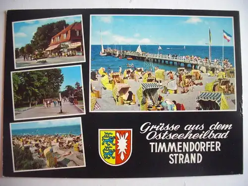 Alte AK Timmendorfer Strand Mehrbildkarte [aF376]