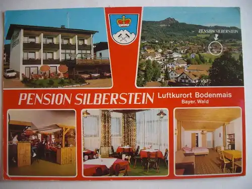 Alte AK Bodenmais Pension Silberstein [aF378]