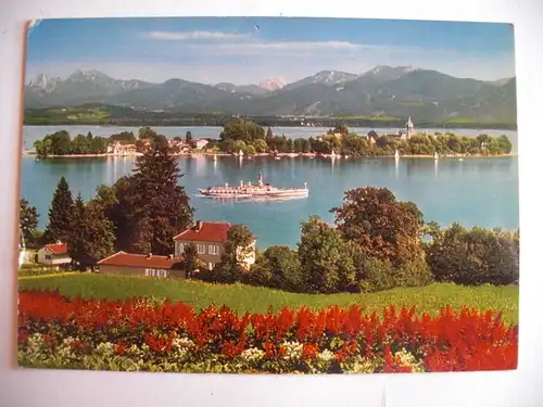 Alte AK Chiemsee mit Fraueninsel [aF394]