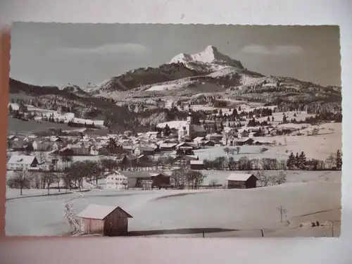 Alte AK Wertach Allgäu Winter [aF449]