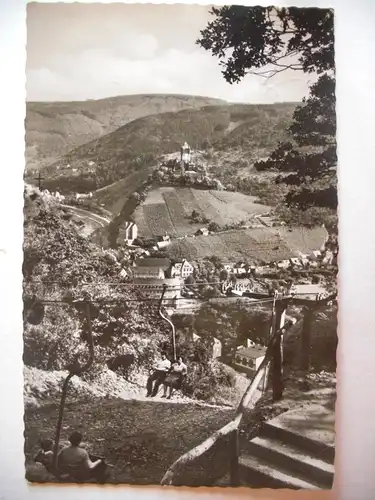 Alte AK Cochem Mosel Sesselbahn Bergstation [aF450]