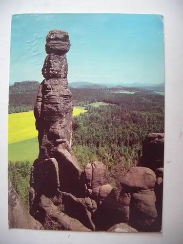 Alte AK Sächsische Schweiz Barbarine [aF457]