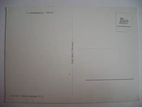 Alte AK Ludwigsburg Schloß [aF466]