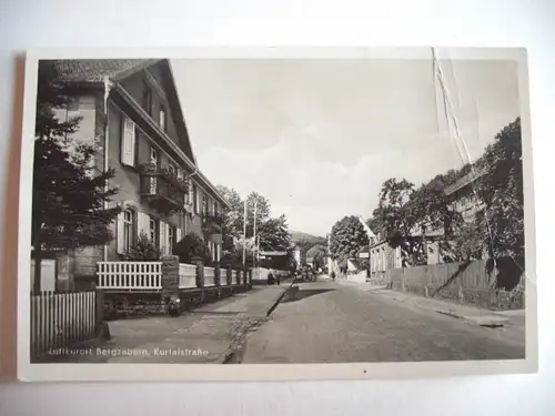 Alte AK Bergzabern Kurtalstraße (st. Knickfalte) [aF493]