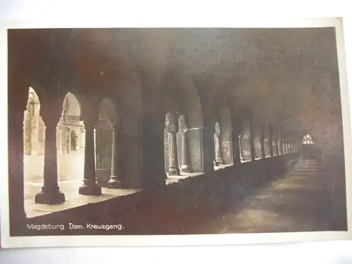 Alte AK Magdeburg Dom Kreuzgang [P993]