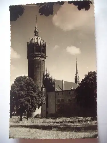 Alte AK Wittenberg Schloßkirche [P998]