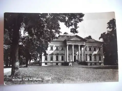 Alte AK Wörlitz Wörlitzer Park Schloß [P1001]