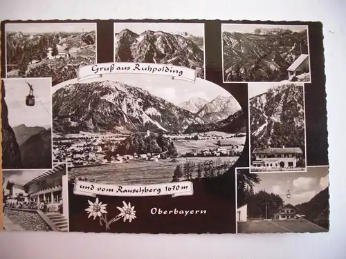 Alte AK Gruß aus Ruhpolding Mehrbildkarte [P854]