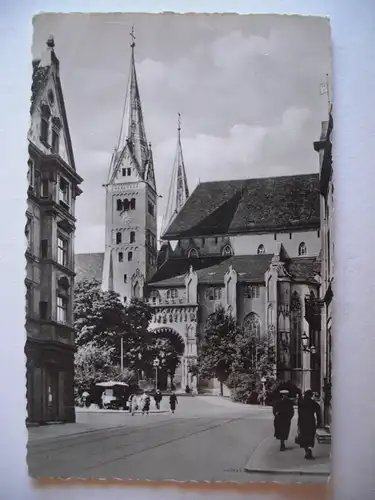 Alte AK Augsburg Der hohe Dom 1954 [P72]