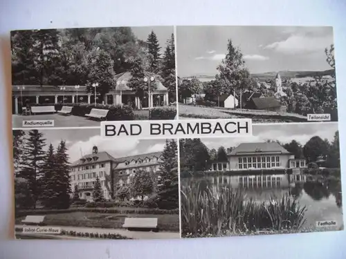 Alte AK Bad Brambach Mehrbildkarte [P255]