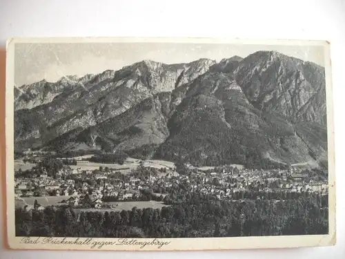 Alte AK Bad Reichenhall Gegen Lattengebirge [P360]